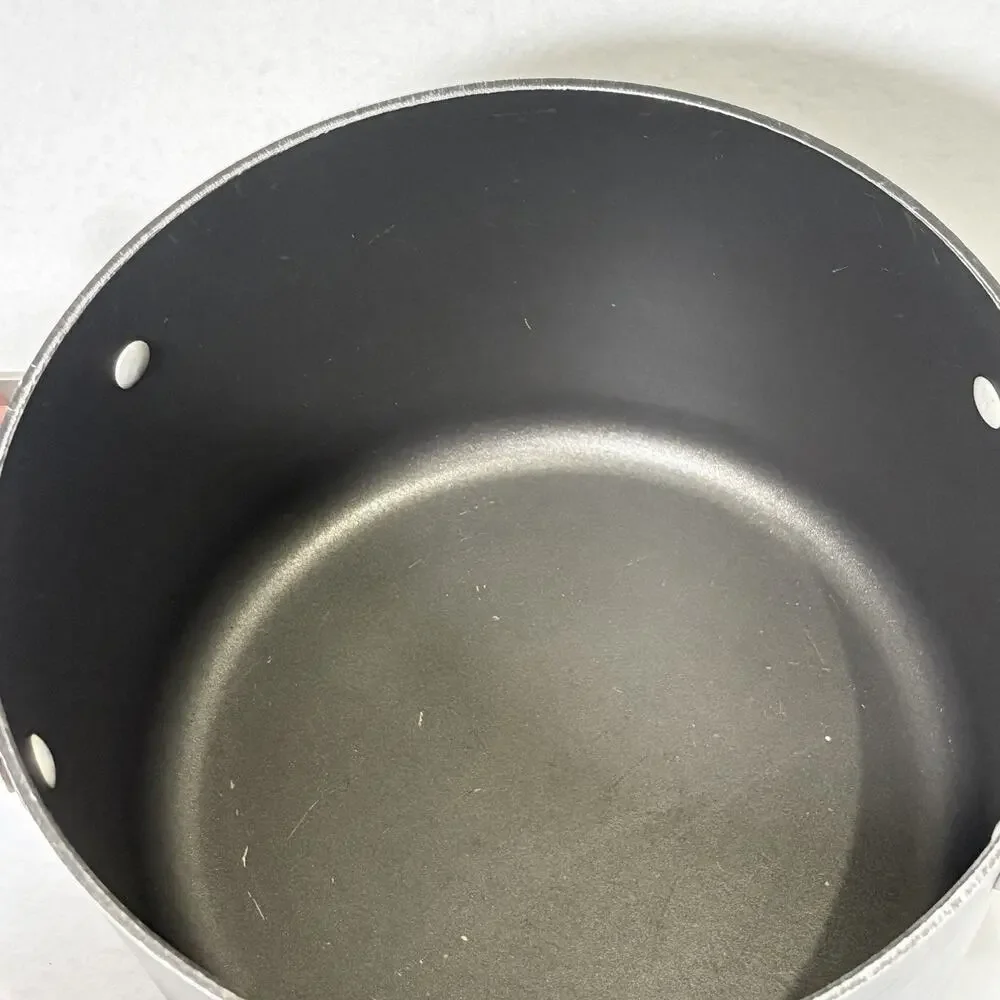 Calphalon 806 Anodized Steel 6 Quart Stock Pot Cooking Saucepan Pan with Lid